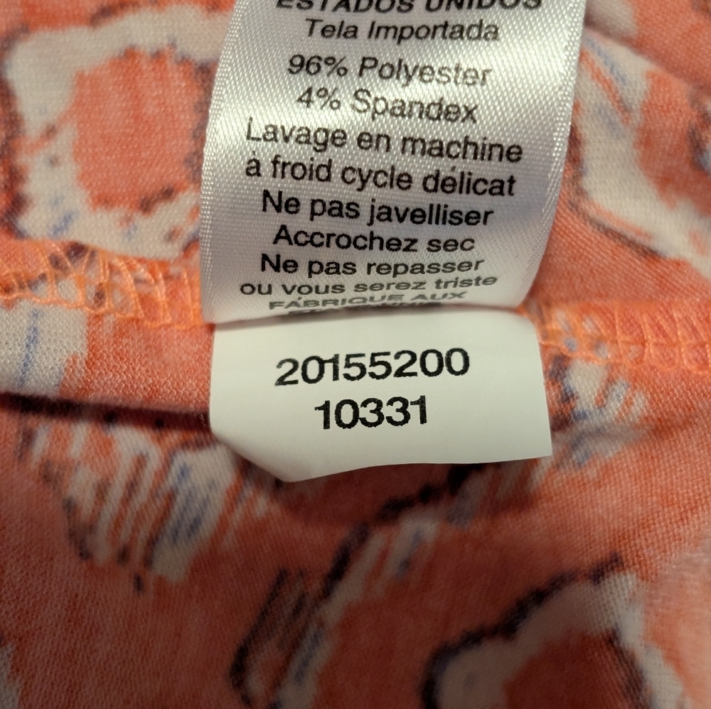 LuLaRoe Dani Maxi Dress XL NWOT Orange White Geometric Tribal Sleeveless Tank - Picture 5 of 8